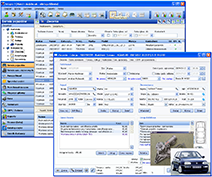 Widok obsługi serwisu w programie Integra Car 7